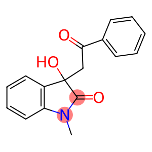 3-hydroxy-1-methyl-3-(2-oxo-2-phenylethyl)-1,3-dihydro-2H-indol-2-one