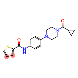 2-Thiophenecarboxamide,N-[4-[4-(cyclopropylcarbonyl)-1-piperazinyl]phenyl]-(9CI)