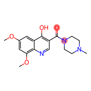 Piperazine, 1-[(4-hydroxy-6,8-dimethoxy-3-quinolinyl)carbonyl]-4-methyl- (9CI)