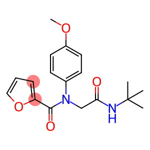 2-Furancarboxamide, N-[2-[(1,1-dimethylethyl)amino]-2-oxoethyl]-N-(4-methoxyphenyl)-