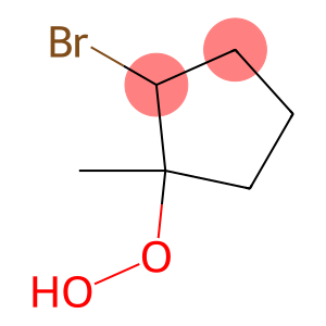 Hydroperoxide, 2-bromo-1-methylcyclopentyl (9CI)