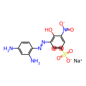 3-[(2,4-二氨基苯基)偶氮]-4-羟基-5-硝基苯磺酸钠