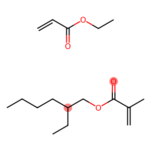 2-Propenoic acid, 2-methyl-, 2-ethylhexyl ester, polymer with ethyl 2-propenoate