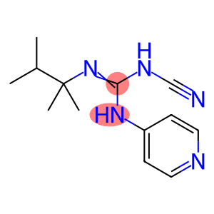 2-Cyano-3-(4-pyridyl)-1-(1,1,2-trimethylpropyl)guanidine