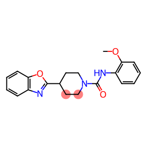 1-Piperidinecarboxamide,4-(2-benzoxazolyl)-N-(2-methoxyphenyl)-(9CI)