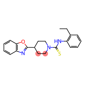 1-Piperidinecarbothioamide,4-(2-benzoxazolyl)-N-(2-ethylphenyl)-(9CI)