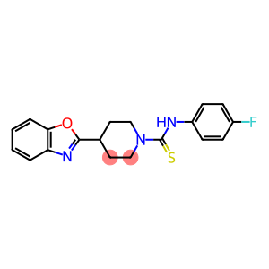1-Piperidinecarbothioamide,4-(2-benzoxazolyl)-N-(4-fluorophenyl)-(9CI)