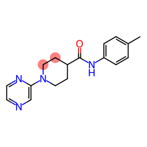 4-Piperidinecarboxamide, N-(4-methylphenyl)-1-(2-pyrazinyl)-