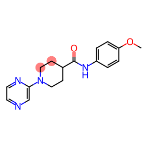 4-Piperidinecarboxamide, N-(4-methoxyphenyl)-1-(2-pyrazinyl)-