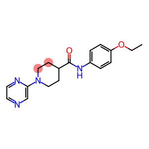 4-Piperidinecarboxamide,N-(4-ethoxyphenyl)-1-pyrazinyl-(9CI)