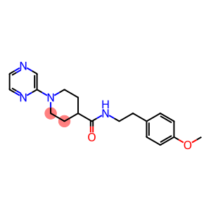 4-Piperidinecarboxamide,N-[2-(4-methoxyphenyl)ethyl]-1-pyrazinyl-(9CI)