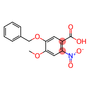 Benzoic acid, 4-methoxy-2-nitro-5-(phenylmethoxy)-