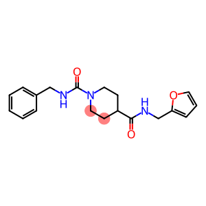 1,4-Piperidinedicarboxamide, N4-(2-furanylmethyl)-N1-(phenylmethyl)-