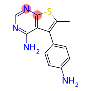 5-(4-aMinophenyl)-6-Methylthieno[2,3-d]pyriMidin-4-aMine