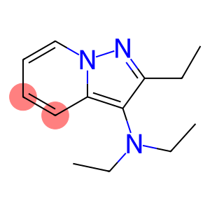 Pyrazolo[1,5-a]pyridin-3-amine, N,N,2-triethyl- (9CI)