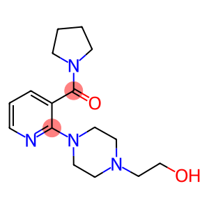 2-{4-[3-(1-pyrrolidinylcarbonyl)-2-pyridinyl]-1-piperazinyl}ethanol