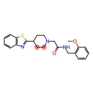 1-Piperidineacetamide, 4-(2-benzothiazolyl)-N-[(2-methoxyphenyl)methyl]-