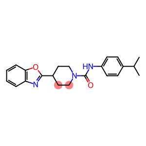 1-Piperidinecarboxamide,4-(2-benzoxazolyl)-N-[4-(1-methylethyl)phenyl]-(9CI)