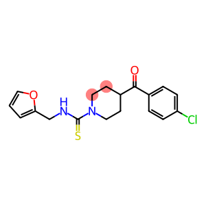 1-Piperidinecarbothioamide,4-(4-chlorobenzoyl)-N-(2-furanylmethyl)-(9CI)