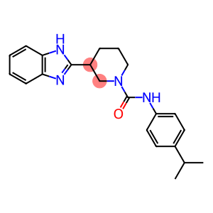 1-Piperidinecarboxamide,3-(1H-benzimidazol-2-yl)-N-[4-(1-methylethyl)phenyl]-(9CI)