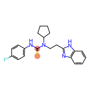 Thiourea, N-[2-(1H-benzimidazol-2-yl)ethyl]-N-cyclopentyl-N-(4-fluorophenyl)- (9CI)