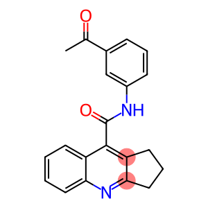 1H-Cyclopenta[b]quinoline-9-carboxamide,N-(3-acetylphenyl)-2,3-dihydro-(9CI)