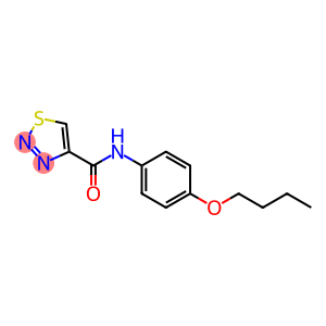 1,2,3-Thiadiazole-4-carboxamide,N-(4-butoxyphenyl)-(9CI)