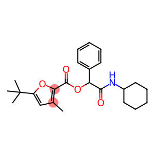 2-Furancarboxylicacid,5-(1,1-dimethylethyl)-3-methyl-,2-(cyclohexylamino)-2-oxo-1-phenylethylester(9CI)