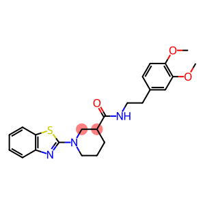 3-Piperidinecarboxamide,1-(2-benzothiazolyl)-N-[2-(3,4-dimethoxyphenyl)ethyl]-(9CI)