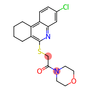 Ethanone, 2-[(3-chloro-7,8,9,10-tetrahydro-6-phenanthridinyl)thio]-1-(4-morpholinyl)-