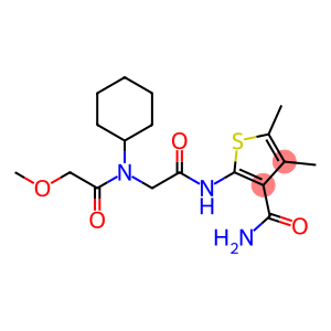 3-Thiophenecarboxamide,2-[[[cyclohexyl(methoxyacetyl)amino]acetyl]amino]-4,5-dimethyl-(9CI)