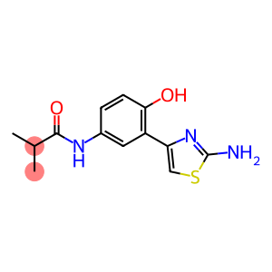 Propanamide, N-[3-(2-amino-4-thiazolyl)-4-hydroxyphenyl]-2-methyl- (9CI)