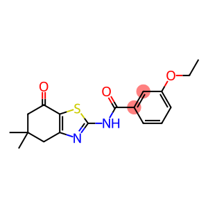 Benzamide, 3-ethoxy-N-(4,5,6,7-tetrahydro-5,5-dimethyl-7-oxo-2-benzothiazolyl)- (9CI)