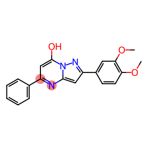 Pyrazolo[1,5-a]pyrimidin-7-ol, 2-(3,4-dimethoxyphenyl)-5-phenyl-