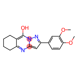 Pyrazolo[5,1-b]quinazolin-9-ol, 2-(3,4-dimethoxyphenyl)-5,6,7,8-tetrahydro-