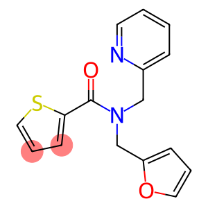 N-(furan-2-ylmethyl)-N-(pyridin-2-ylmethyl)thiophene-2-carboxamide