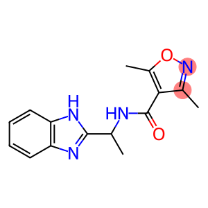 4-Isoxazolecarboxamide,N-[1-(1H-benzimidazol-2-yl)ethyl]-3,5-dimethyl-(9CI)