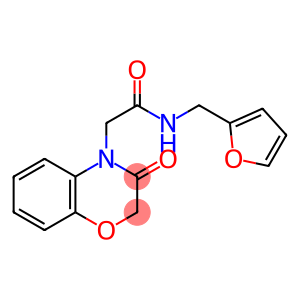 4H-1,4-Benzoxazine-4-acetamide, N-(2-furanylmethyl)-2,3-dihydro-3-oxo-