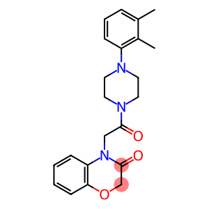 Piperazine, 1-[(2,3-dihydro-3-oxo-4H-1,4-benzoxazin-4-yl)acetyl]-4-(2,3-dimethylphenyl)- (9CI)