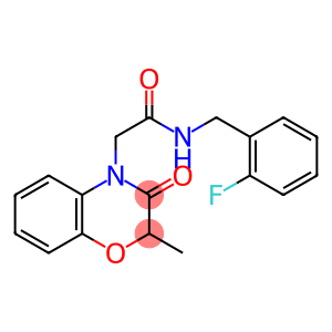 4H-1,4-Benzoxazine-4-acetamide,N-[(2-fluorophenyl)methyl]-2,3-dihydro-2-methyl-3-oxo-(9CI)