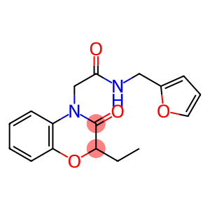 4H-1,4-Benzoxazine-4-acetamide,2-ethyl-N-(2-furanylmethyl)-2,3-dihydro-3-oxo-(9CI)