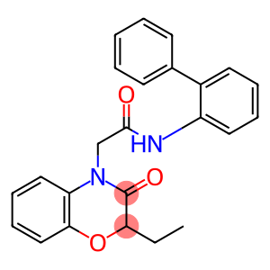 4H-1,4-Benzoxazine-4-acetamide,N-[1,1-biphenyl]-2-yl-2-ethyl-2,3-dihydro-3-oxo-(9CI)