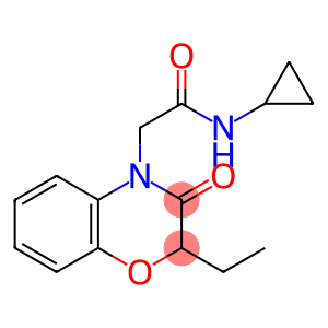 4H-1,4-Benzoxazine-4-acetamide,N-cyclopropyl-2-ethyl-2,3-dihydro-3-oxo-(9CI)