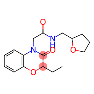 4H-1,4-Benzoxazine-4-acetamide,2-ethyl-2,3-dihydro-3-oxo-N-[(tetrahydro-2-furanyl)methyl]-(9CI)