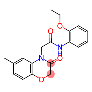 4H-1,4-Benzoxazine-4-acetamide, N-(2-ethoxyphenyl)-2,3-dihydro-6-methyl-3-oxo-