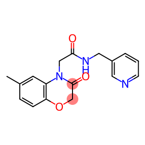 4H-1,4-Benzoxazine-4-acetamide,2,3-dihydro-6-methyl-3-oxo-N-(3-pyridinylmethyl)-(9CI)