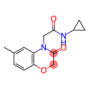 4H-1,4-Benzoxazine-4-acetamide,N-cyclopropyl-2,3-dihydro-6-methyl-3-oxo-(9CI)