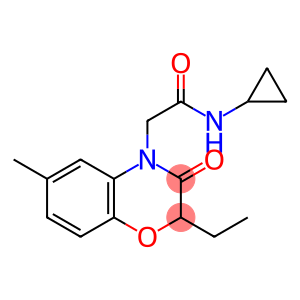 4H-1,4-Benzoxazine-4-acetamide, N-cyclopropyl-2-ethyl-2,3-dihydro-6-methyl-3-oxo-