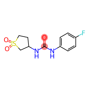 Urea, N-(4-fluorophenyl)-N-(tetrahydro-1,1-dioxido-3-thienyl)- (9CI)