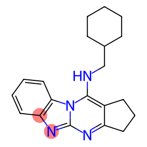 1H-Cyclopenta[4,5]pyrimido[1,2-a]benzimidazol-11-amine,N-(cyclohexylmethyl)-2,3-dihydro-(9CI)